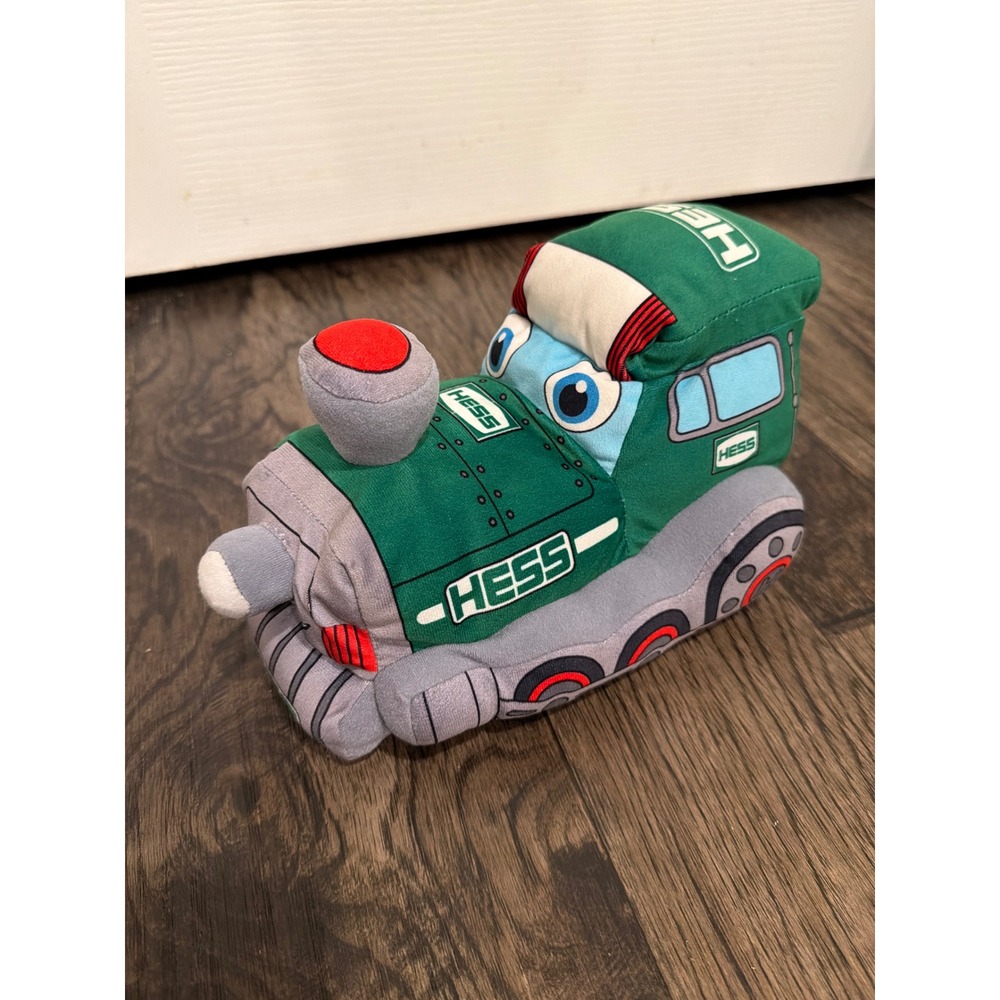Hess My First Plush Train 2022 Green Grey Soft Toy Locomotive Steam Engine